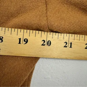 Reformation Brown Organic Cotton Blend V Neck Sweater Women S Bell Sleeve Luxury thumbnail 12