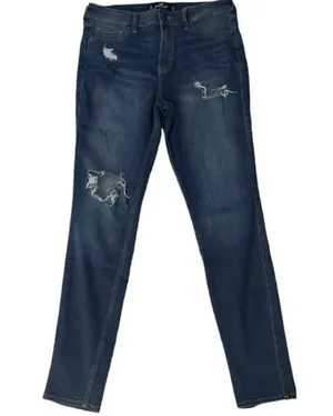 Hollister High-Rise Super Skinny Jeans 9R W29 L30 thumbnail 1