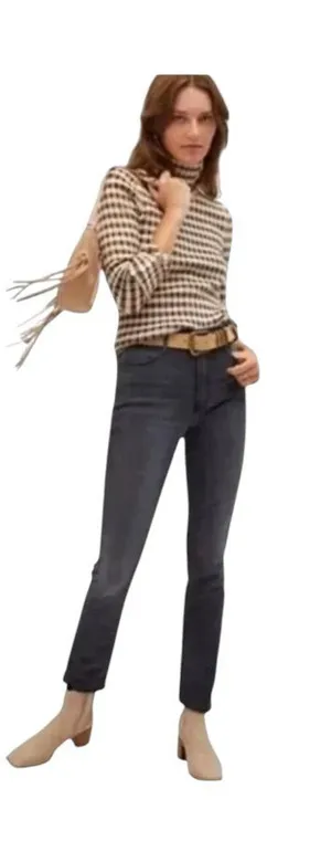 Mother Jeans Women 25 Washed Black Gray Mid Rise Dazzler Lighting‎ Up Lanterns thumbnail 1