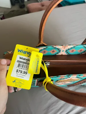 Wrangler Southwestern Print Canvas Tote Crossbody Small thumbnail 4