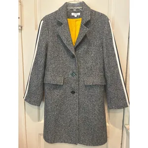 Koché Collection Tweed Coat Gray thumbnail 4