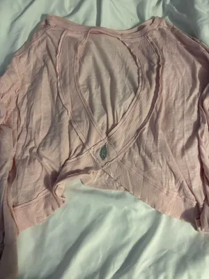 Pink Free People Top thumbnail 3