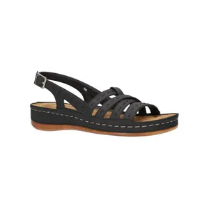 NWT Easy Street Womens Kehlani Wedge Sandal KEHLN Black 9M thumbnail 2