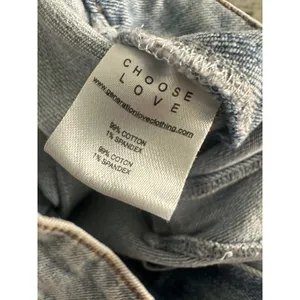 Generation Love Justine Button Fray Denim Pants Jeans 27 thumbnail 5