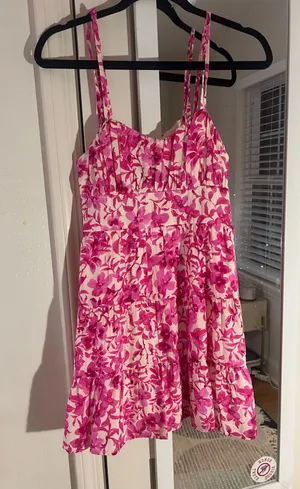 Pink mini dress thumbnail 1