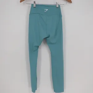Gymshark Seamless High Waisted Leggings Teal Blue Size S GLLG4715 thumbnail 6