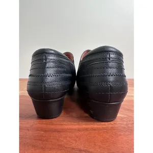 Taos Leather Slip On Loafers Womens 38 Black Comfort Professional Casual thumbnail 5