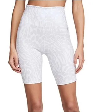 Good American NWT Essentials Leopard Foil‎ Bike Shorts Women's size 3 - Large thumbnail 1