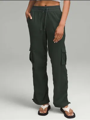 Lululemon Dance Studio Relaxed-Fit Mid-Rise Cargo Pant Legacy Green XS thumbnail 4