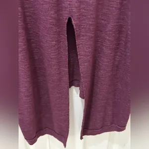 Free People We the Free Split Back Turtleneck Sweater Size Medium purple thumbnail 13