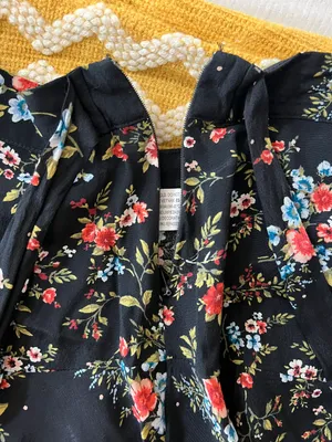 Forever 21 Floral Wrap Mini Skirt thumbnail 4