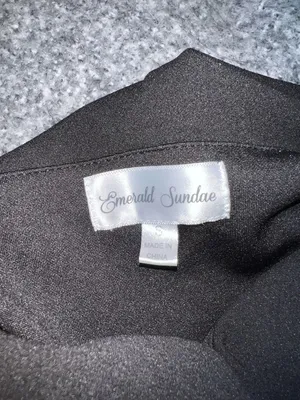 Emerald Sundae Black Dress thumbnail 3