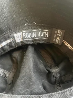 Black cotton "Take me back to New York" bucket hat by Robin Ruth thumbnail 3