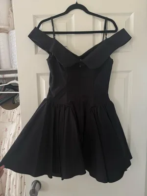 House of CB Elida Black Off Shoulder Mini Dress thumbnail 11