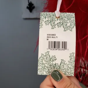 Hyacinth House Reina Red Jacquard Feather Dress NWT thumbnail 4