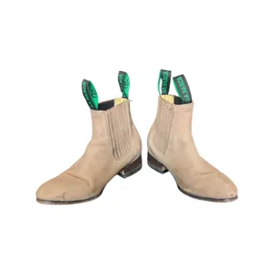 La Barca Nubuck Leather Chelsea Boots Topo Charro Western Cowboy Shoes thumbnail 4