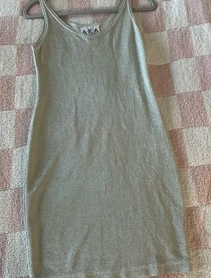 AKA Silver Metallic Top thumbnail 1