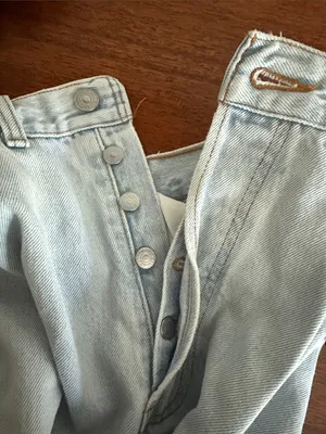 Levi’s vintage 80s made in USA 501 straight leg light wash denim jeans thumbnail 11