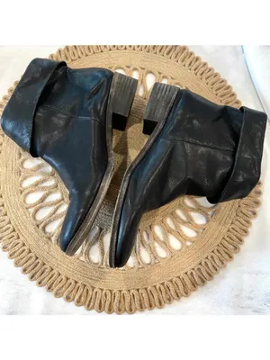 See By Chloe Masha Low Ankle Bootie Black Size EU 37 Minimalist Classic Timeless thumbnail 6