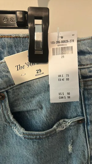 Abercrombie Jeans Mid-Rise 90s Straight thumbnail 4
