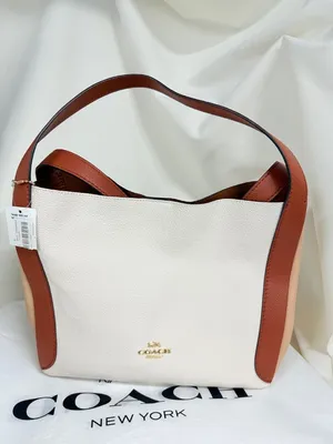 COACH 76088 Hadley hobo in colorblock Chalk Multicolor thumbnail 7