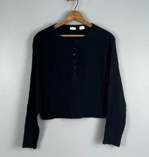 Levi’s ribbed henley top   thumbnail 1