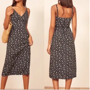 Reformation Lizel Dress in Mari Floral Print Daisy Size Small thumbnail 2