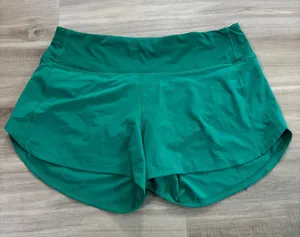 Lululemon Speed Up High-Rise Lined Short 4" Cascadia Green Women Size 12 thumbnail 1