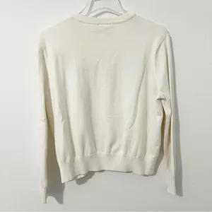 QUEEN OF SPARKLES Cheers Sweater in Ivory Gold Size XS thumbnail 5