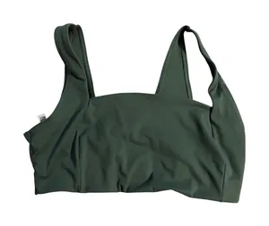 PINK Victoria's Secret Sports Bra Wireless Logo Band Sage Green XXL thumbnail 1