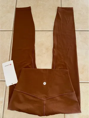 Lululemon Align High-Rise 25” Roasted Brown Size 4 NWT thumbnail 1