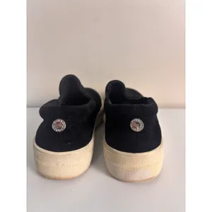 Steve Madden Gills Black SuedeSlip On Platform Sneaker Women’s 6M thumbnail 3