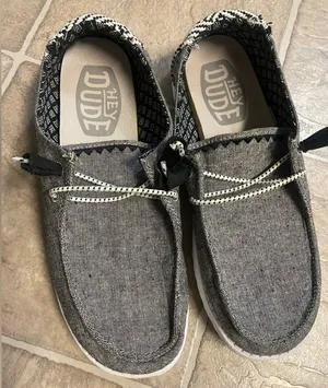 Hey Dude Charcoal Slip-On Shoes thumbnail 1