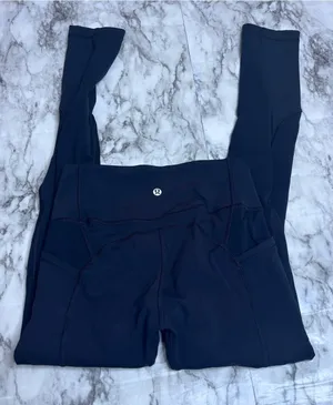 lululemon athletica black High Rise Performance Leggings size 4 thumbnail 1