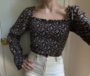 Wild Fable Floral Blouse thumbnail 1