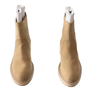 J. CREW Lug Sole Heeled Chelsea Boot In Cashew Size 7 NEW thumbnail 2
