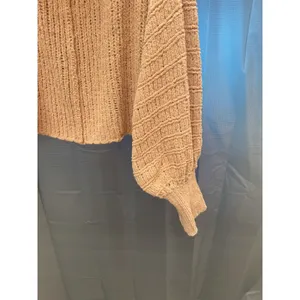Free People Be Yours Pullover Sweater Camel Chunky Knit Oversized Cowl Neck XS thumbnail 3