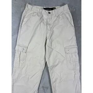 Vintage Levi's SilverTab White Cargo Pants 11M Wide Leg Y2K Utility thumbnail 5