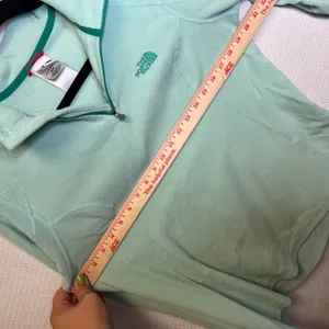 The North Face Womens TKA 100 Glacier Quarter Zip Fleece Mint Green Medium thumbnail 5