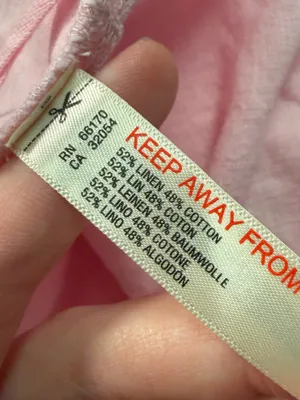 Free People Free-Est Melted Away Cotton Linen Blend Crop Top in Pink Size Large thumbnail 6