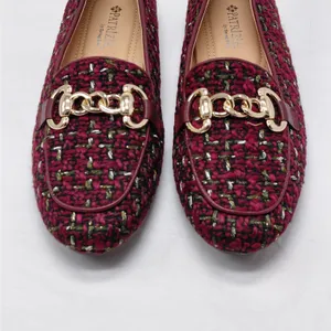 Patrizia by Spring Step Knitknot Loafers Size 37 (US 6.5-7) Tweed Office Preppy thumbnail 8