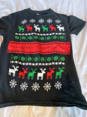merry Christmas sweater Tshirt thumbnail 7