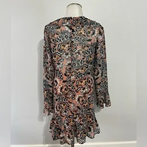 For Love and Lemons Blush Paisley Long Sleeve Gracie Dress Size Small thumbnail 3