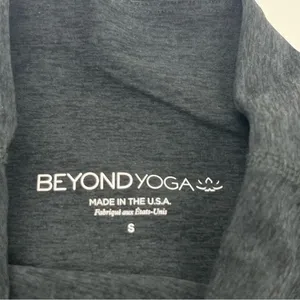 Beyond Yoga Womens Small Spacedye Grey Gray Black Leggings High Rise Athletic‎ thumbnail 2