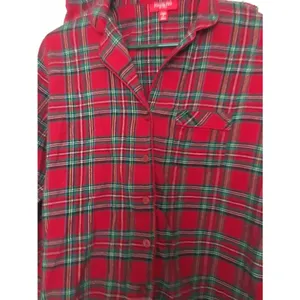 Family PJs by Macy's Women's Red Flannel 2pc Pajama Pant Set Size Small thumbnail 3