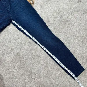 Spanx Ankle Jean-Ish Leggings Jeggings High-Rise Twilight Rinse Blue Size L thumbnail 16