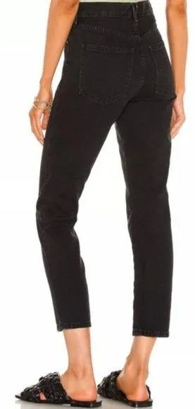 We The Free Free People Stove Pipe Jean in Black High-Waisted Jeans W1170 Sz 29 thumbnail 2