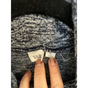 Gap navy cowl neck space dye sweater medium thumbnail 4