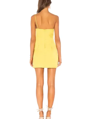 Lovers + Friends Karen Mini Dress - Yellow - Small thumbnail 3