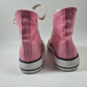 High Top Pink Women Shoes Size 7 Pink Girly College Thrashed thumbnail 5